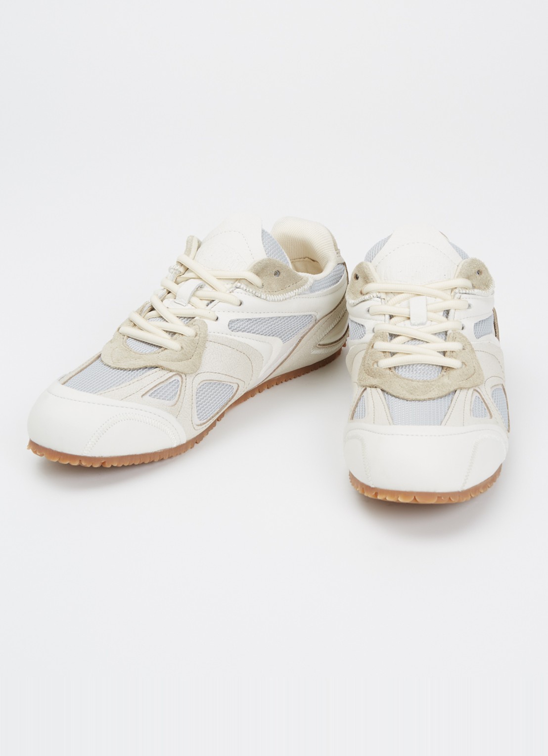 Axel Arigato Slow runner sneaker van leer met details van suède en nubuck - detail 3 gebroken wit