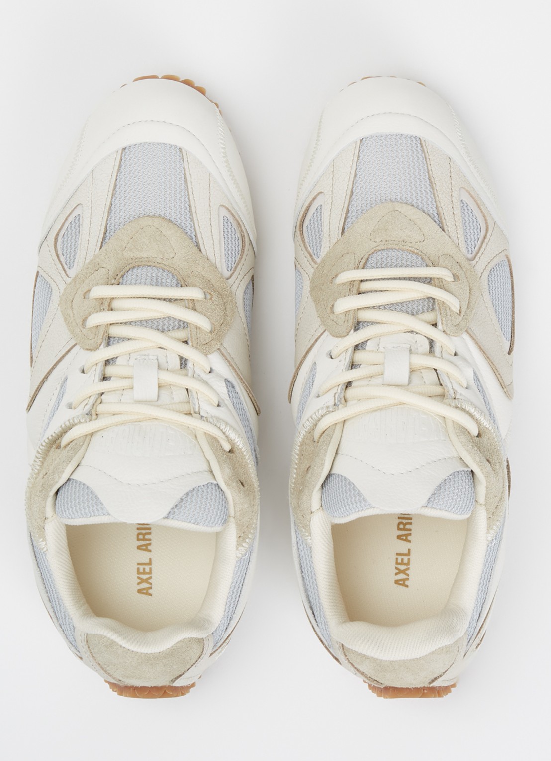 Axel Arigato Slow runner sneaker van leer met details van suède en nubuck - detail 4 gebroken wit