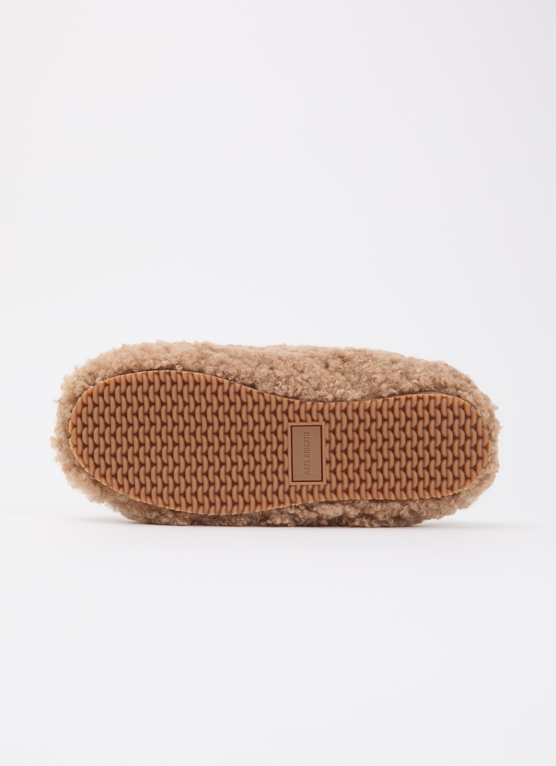 Axel Arigato Snail Shearling muiltje van teddy - detail 5 gebroken wit