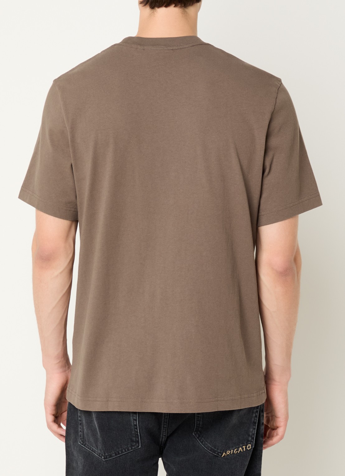 Axel Arigato T-shirt met logo - achterkant 4 bruin