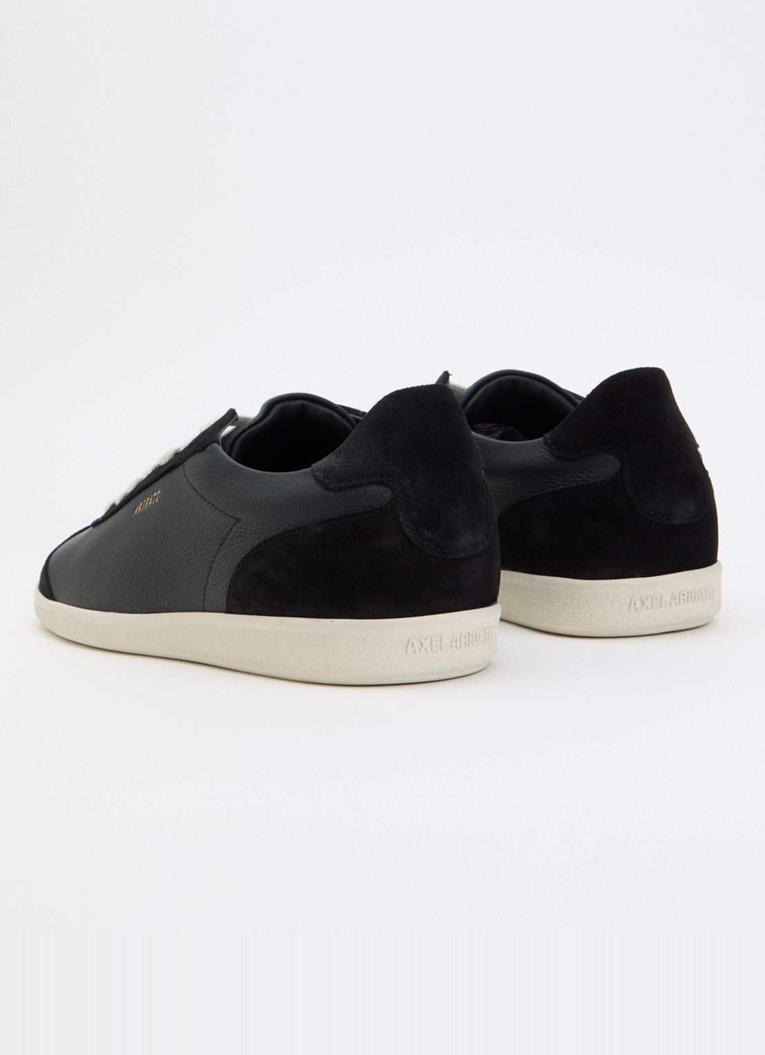 Axel Arigato Zane sneaker van leer met details van suède  - achterkant 5 zwart