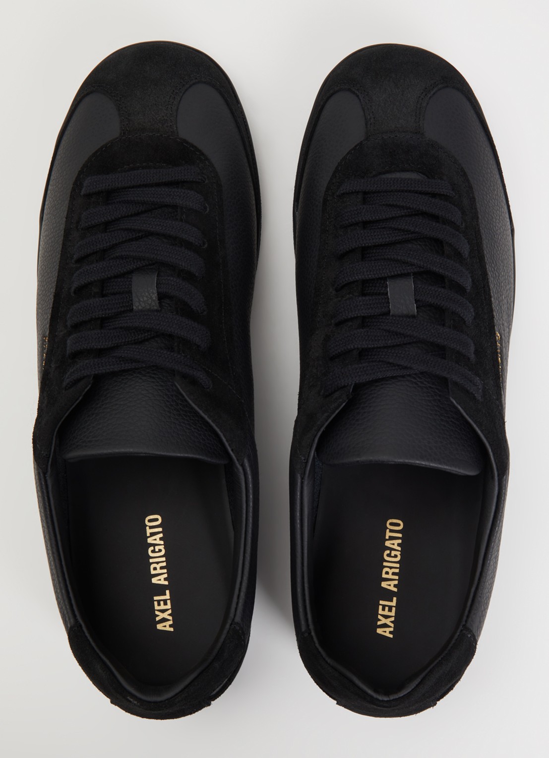 Axel Arigato Zane sneaker van leer met suède details - detail 4 zwart