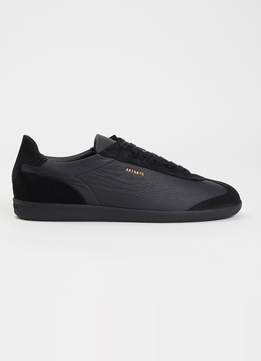 Axel Arigato Zane sneaker van leer met suède details - voorkant zwart