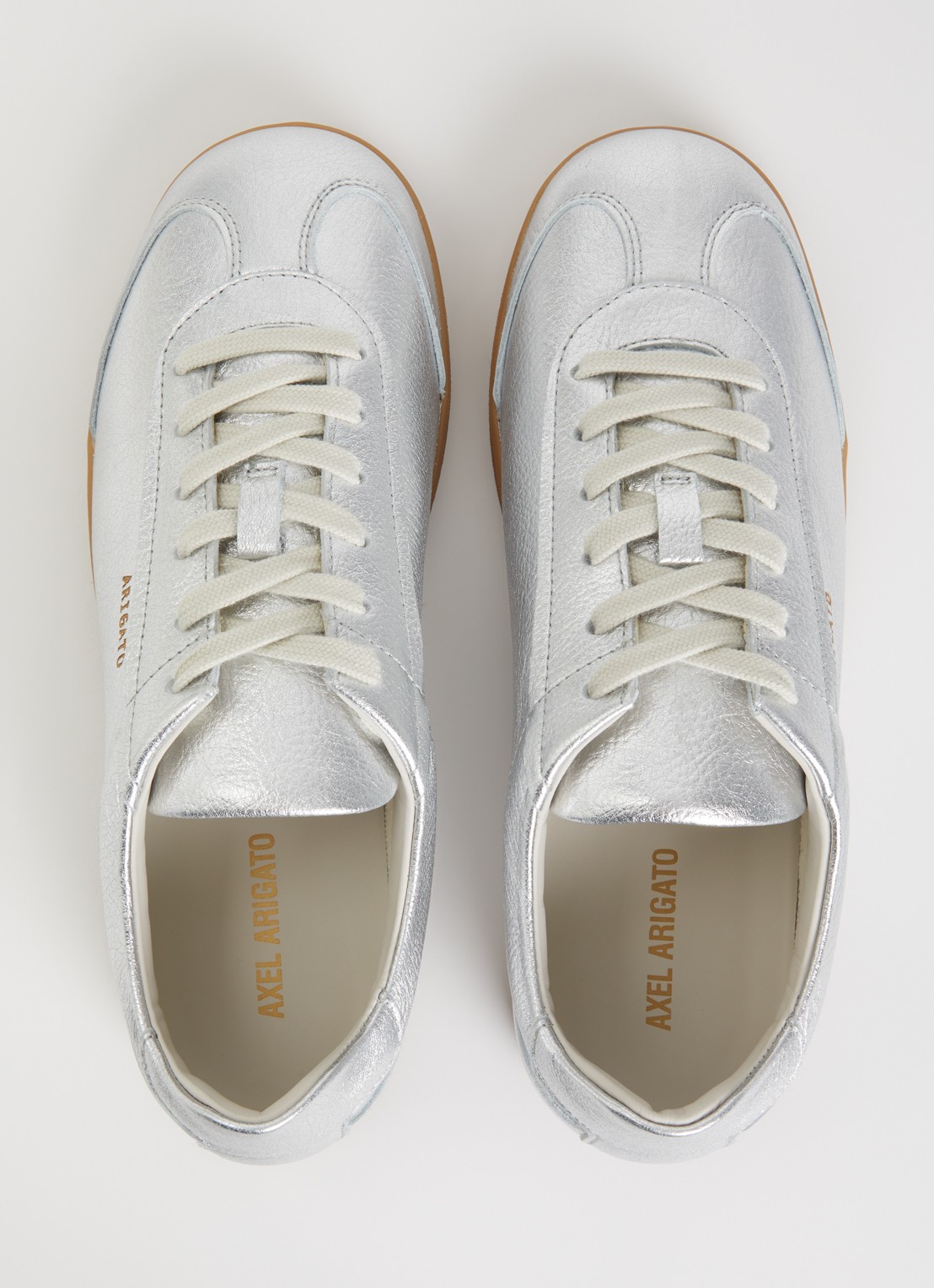 Axel Arigato Zane sneaker van leer - detail 2 zilver