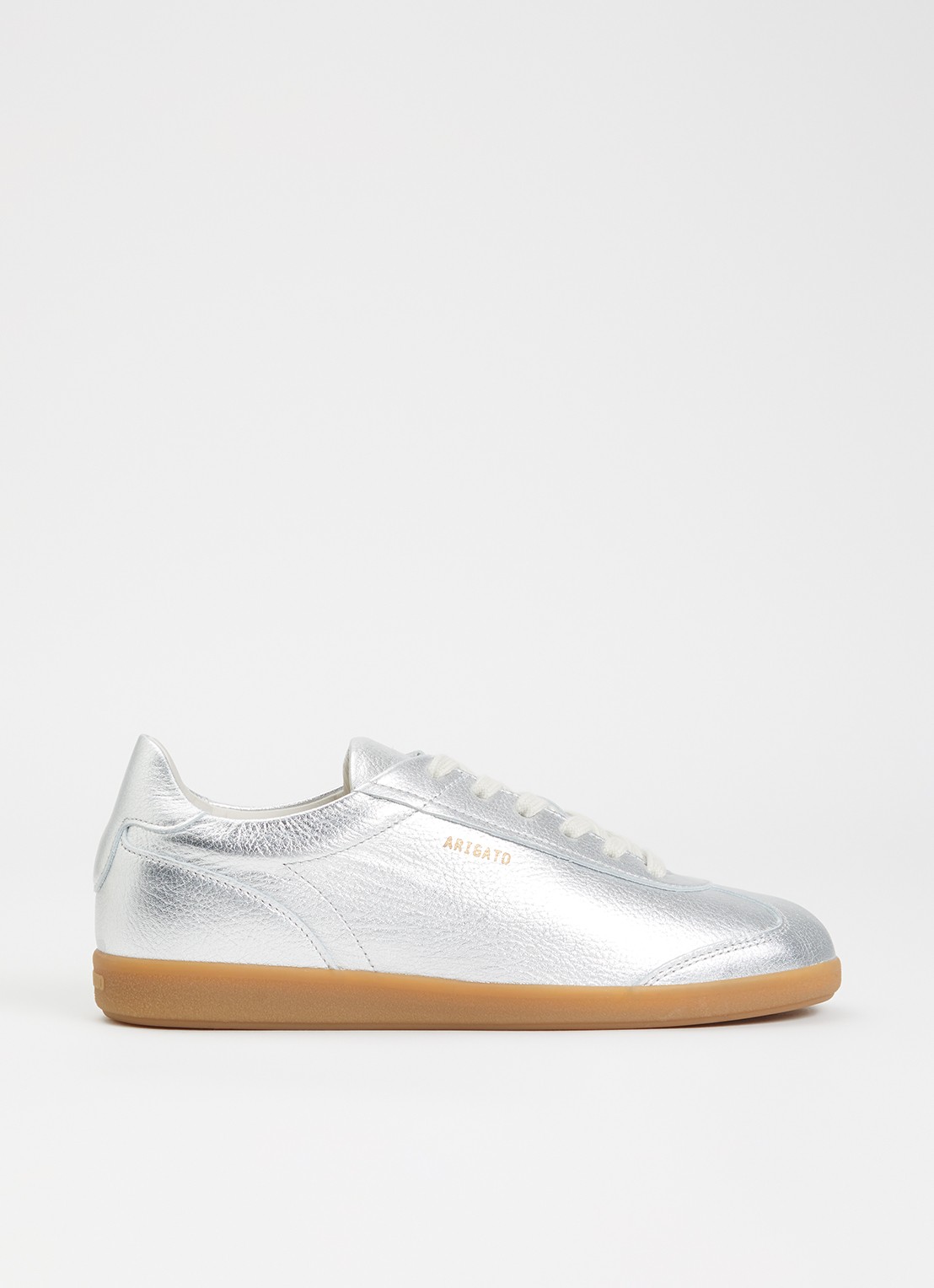 Axel Arigato Zane sneaker van leer - voorkant 4 zilver