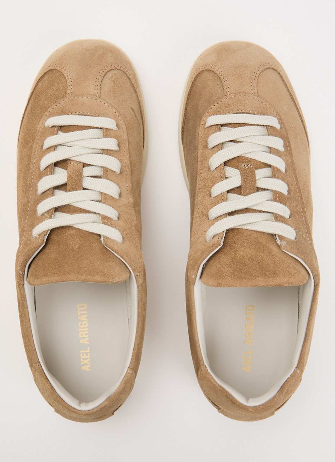Axel Arigato Zane sneaker van suède - detail 3 naturel