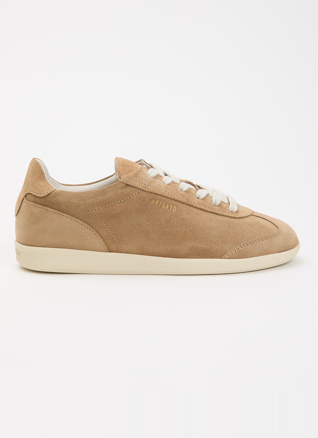 Axel Arigato Zane sneaker van suède - voorkant naturel