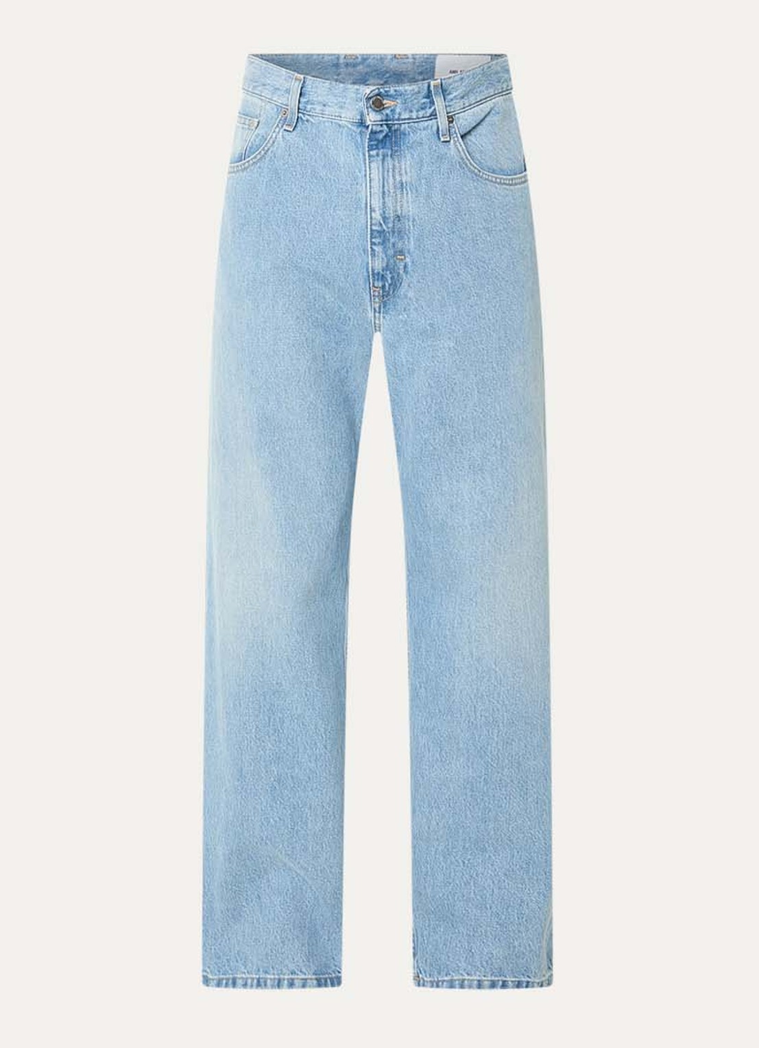 Axel Arigato Zine loose fit jeans met lichte wassing - voorkant indigo