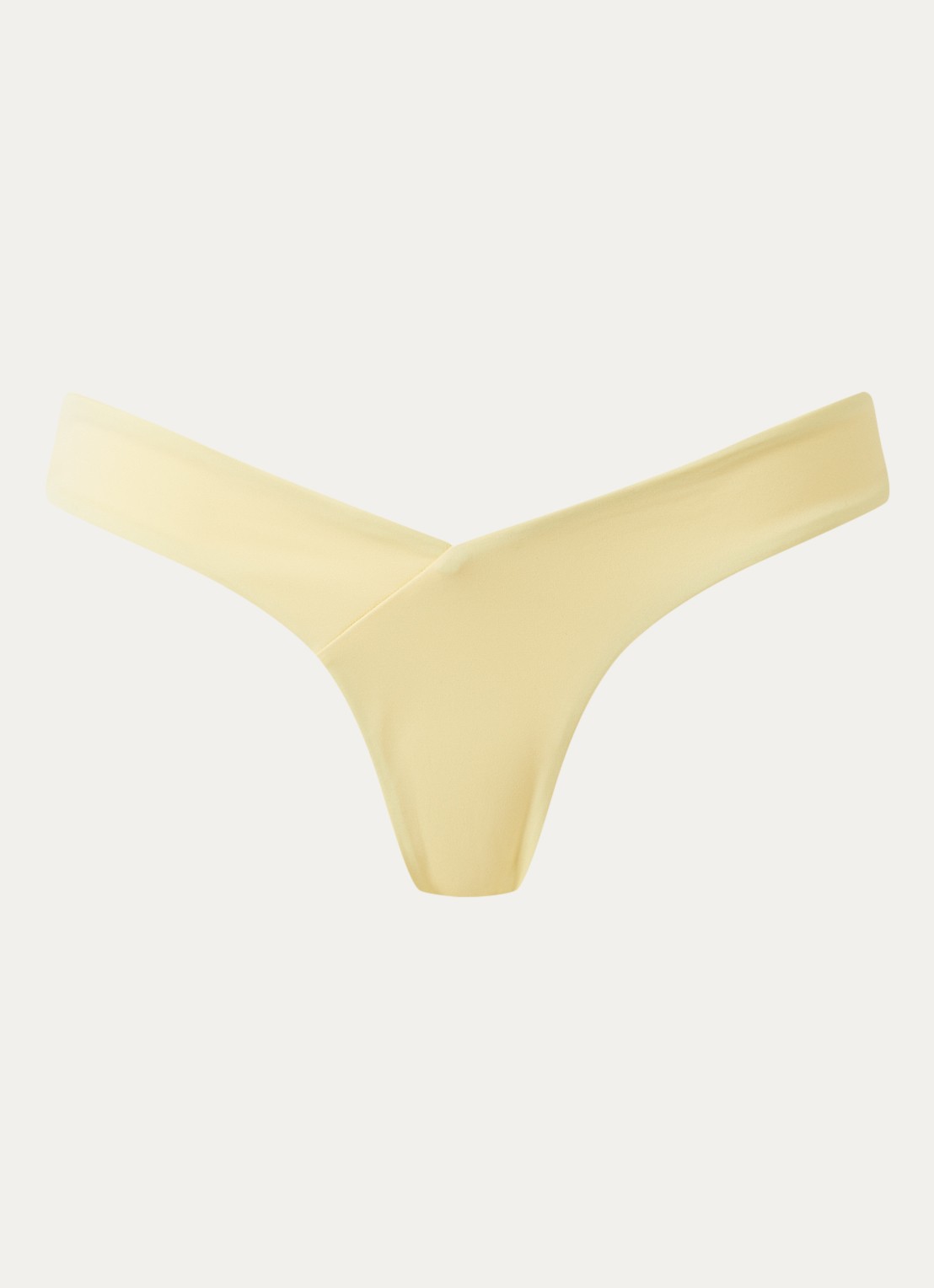 Aya Label The Aphrodite tanga bikinislip - voorkant lichtgeel