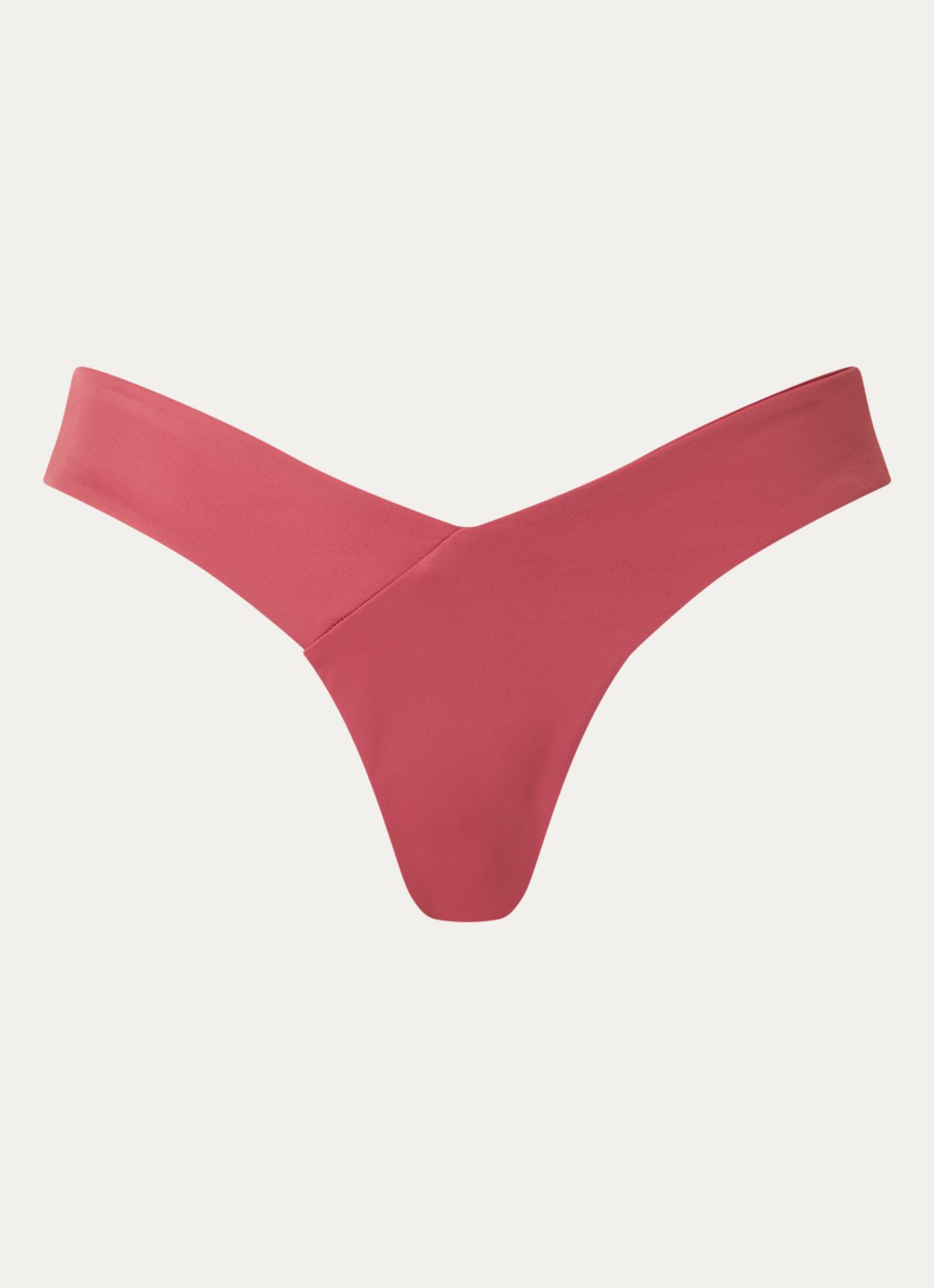 Aya Label The Aphrodite tanga bikinislip - voorkant 3 kersenrood