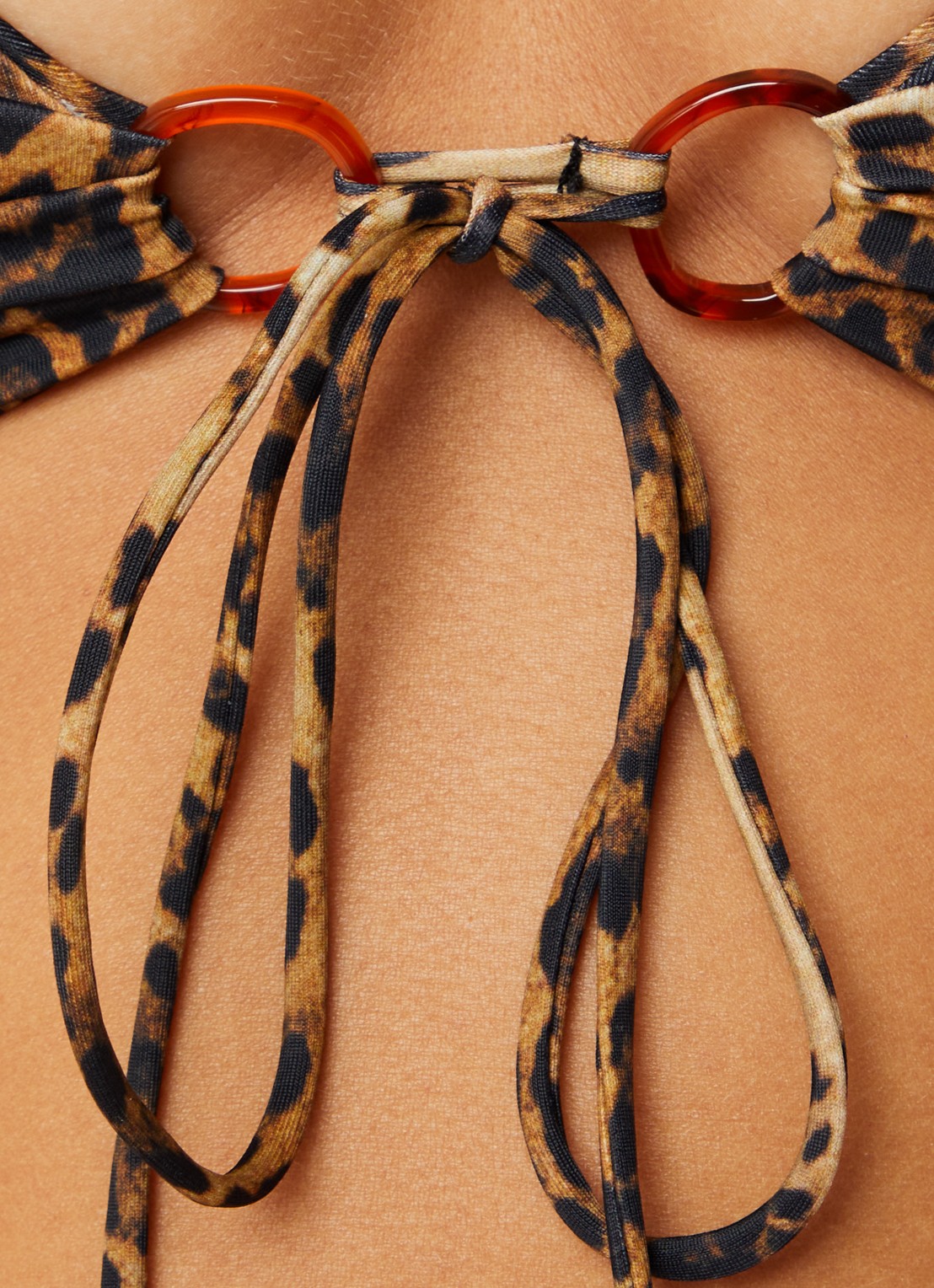 Aya Label The Athena bikinitop met uitneembare vulling - detail 4 camel