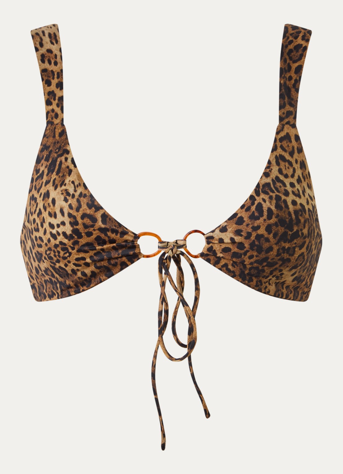 Aya Label The Athena bikinitop met uitneembare vulling - voorkant camel