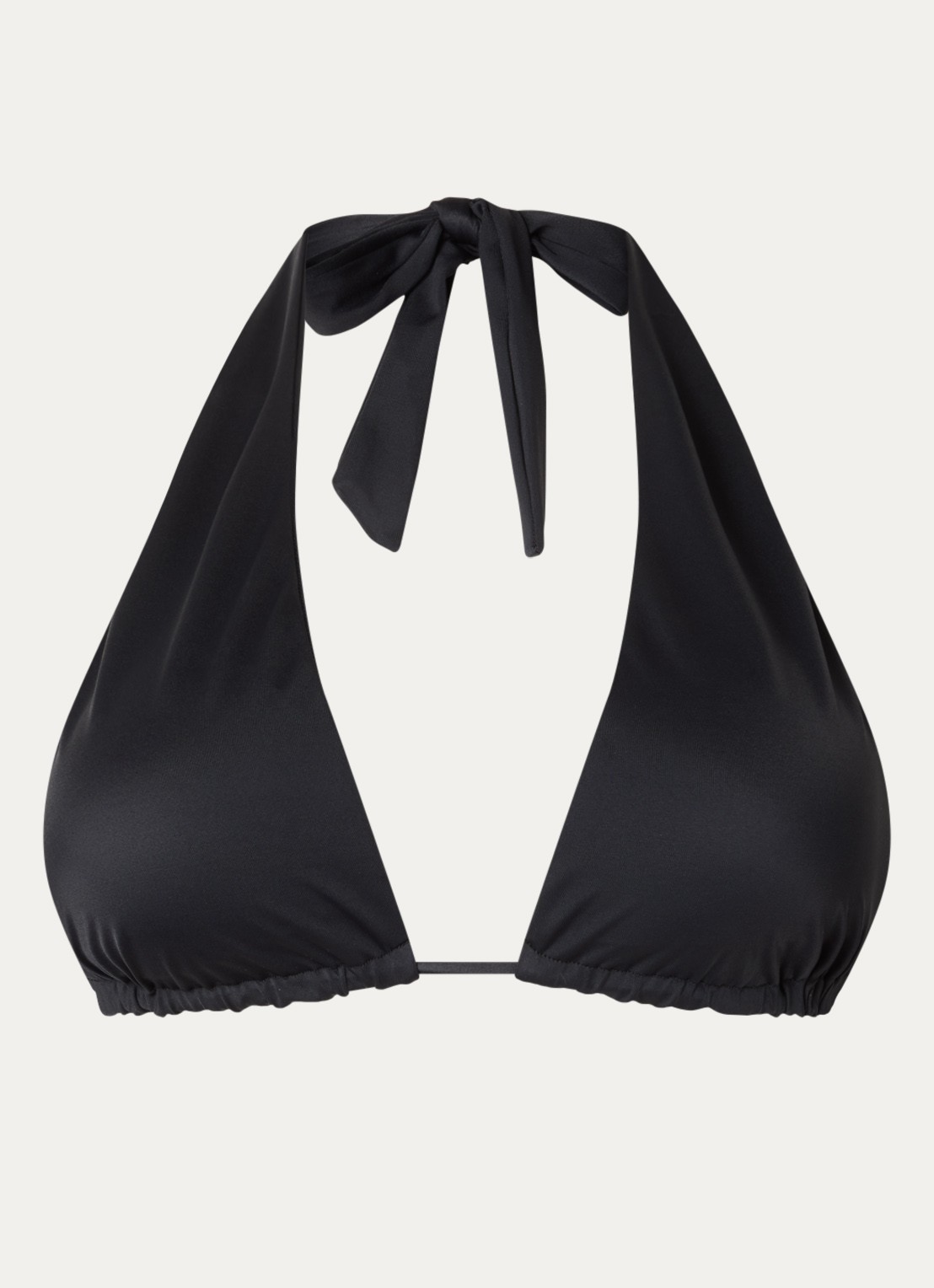 Aya Label The Gaia triangel bikinitop met uitneembare vulling - voorkant 2 zwart