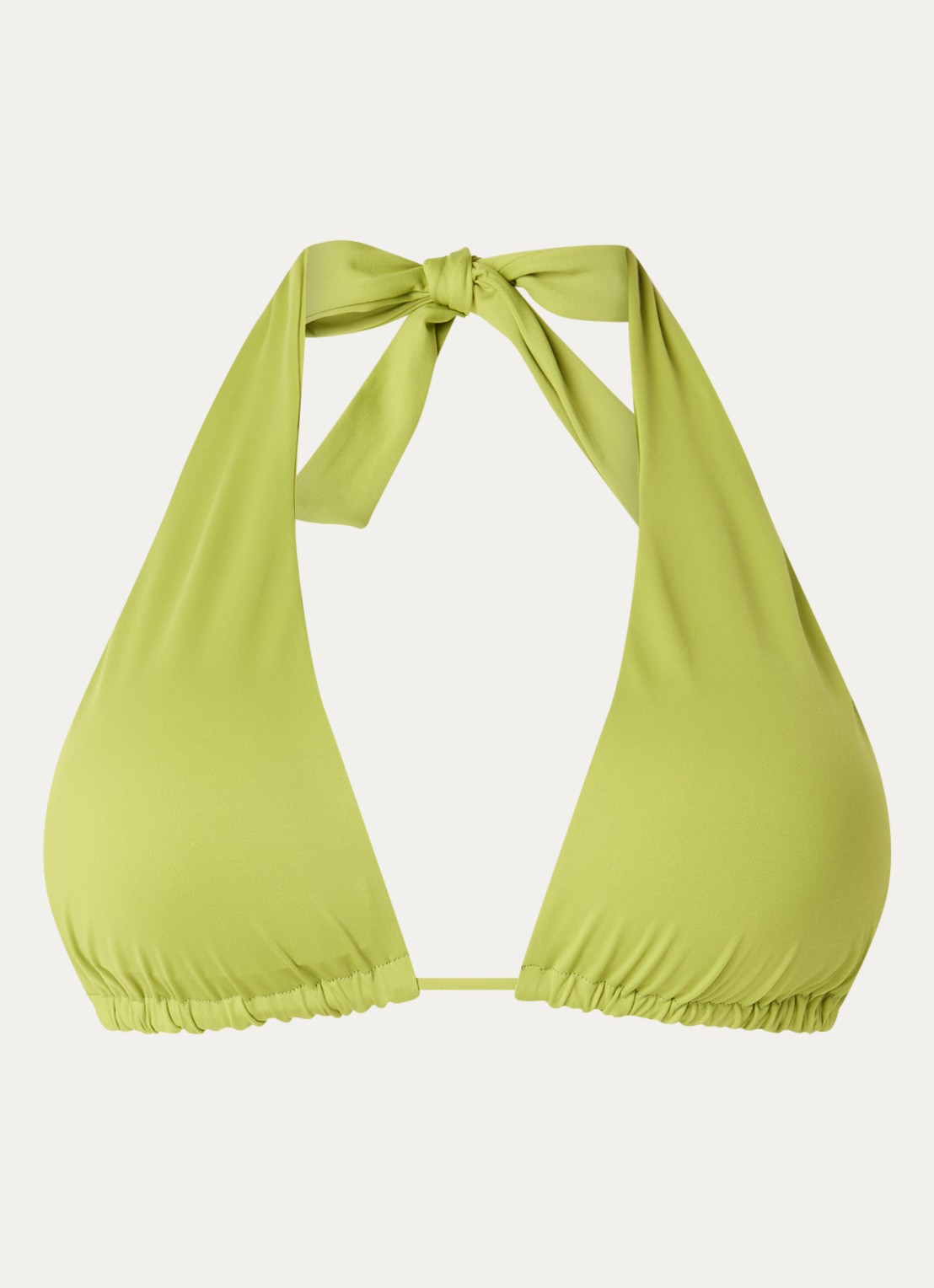 Aya Label The Gaia triangel bikinitop met uitneembare vulling - voorkant 2 lime