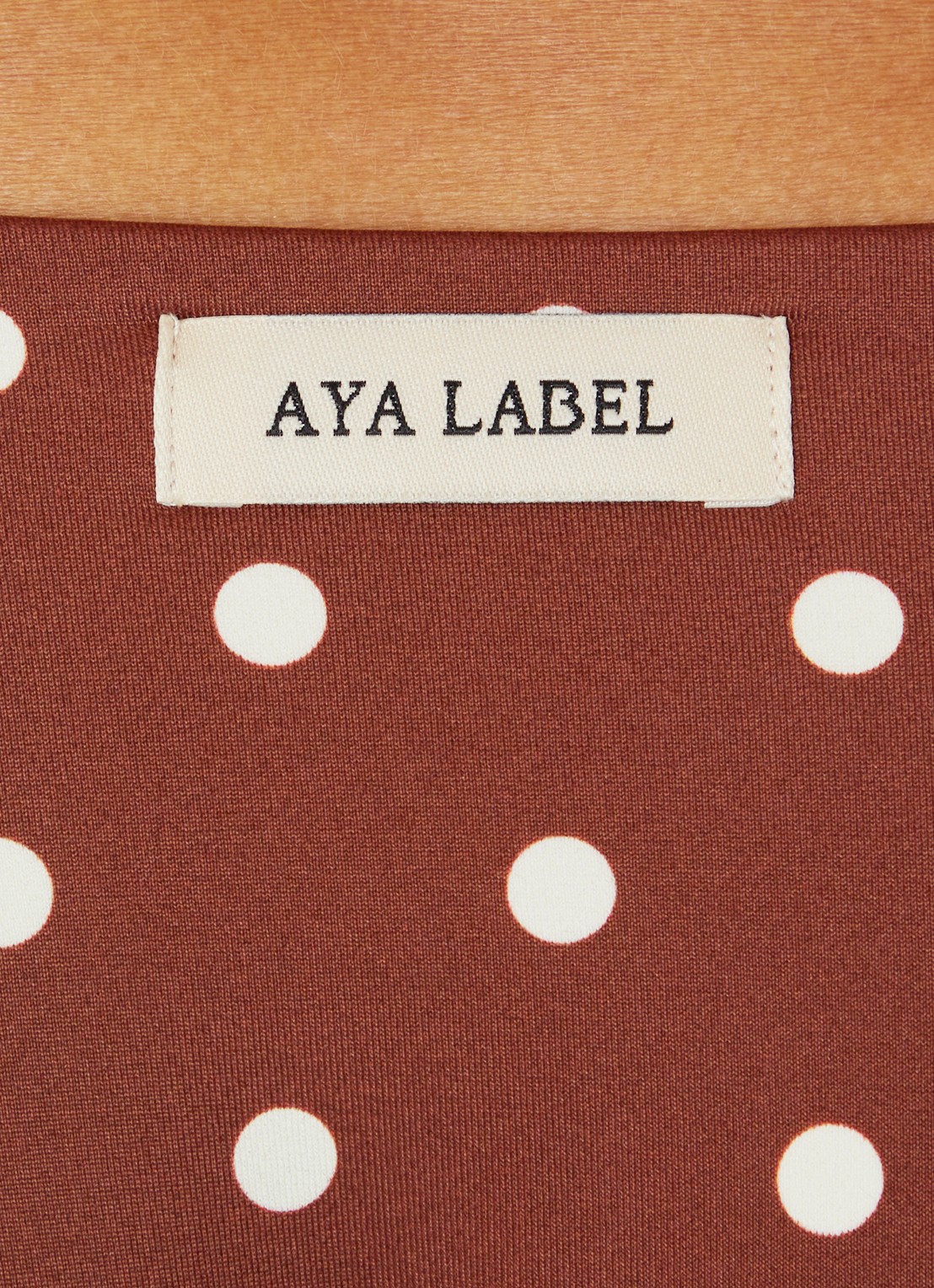 Aya Label The Iris tanga bikinislip - detail 2 kastanjebruin