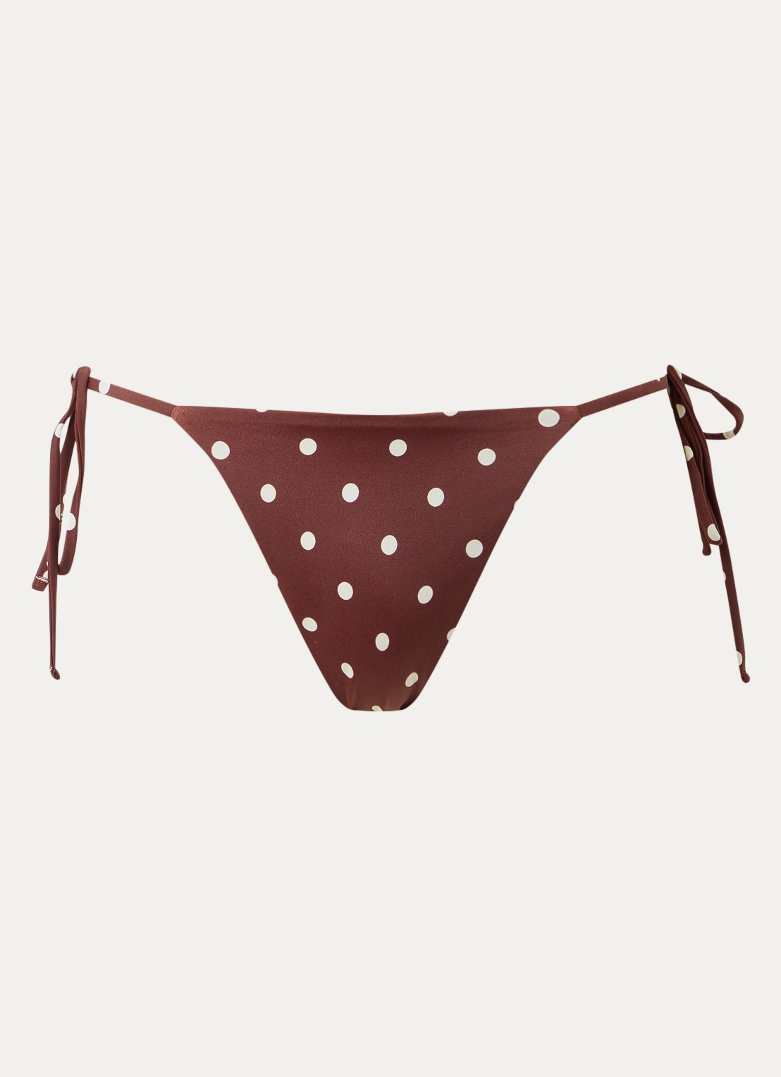Aya Label The Iris tanga bikinislip - voorkant 3 kastanjebruin
