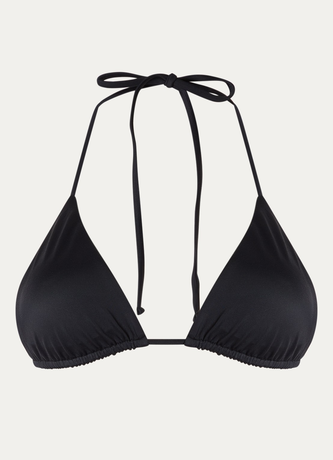 Aya Label The Iris triangel bikinitop met uitneembare vulling - voorkant 4 zwart