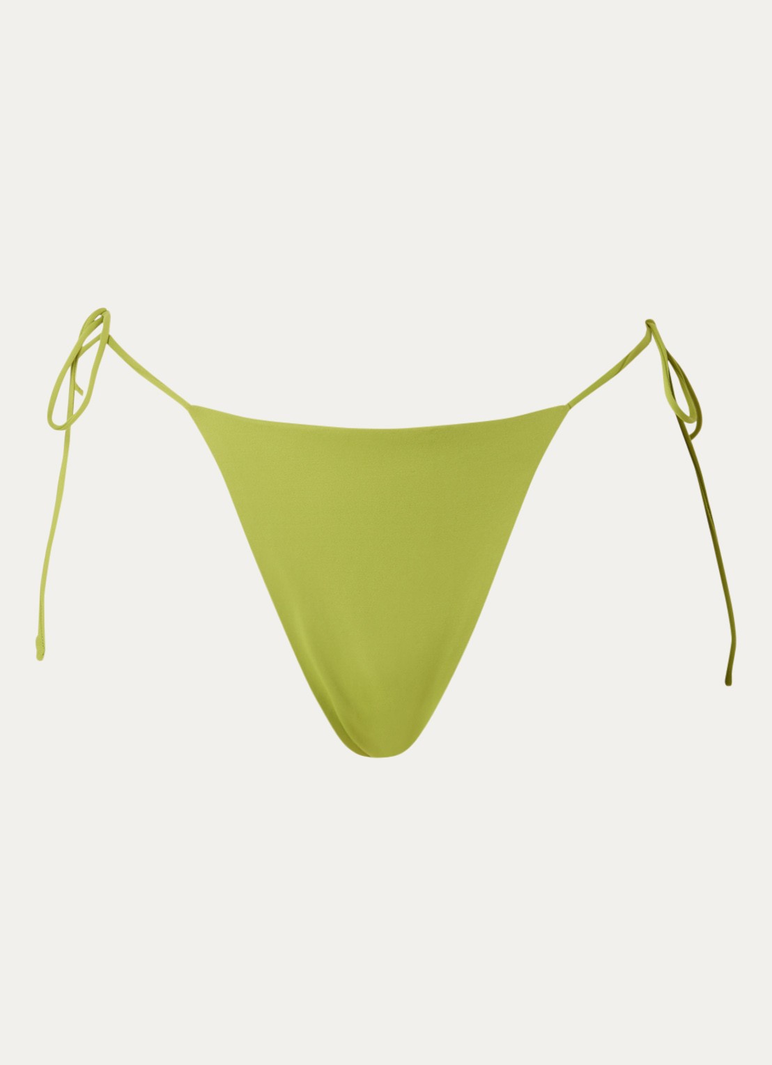 Aya Label The Selene bikinislip met geknoopt detail - voorkant 4 lime