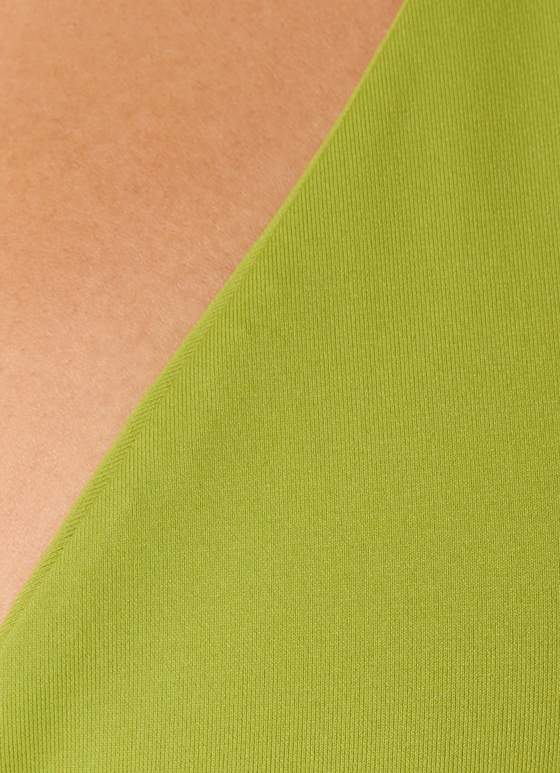 Aya Label The Selene triangel bikinitop met uitneembare vulling - detail 2 lime