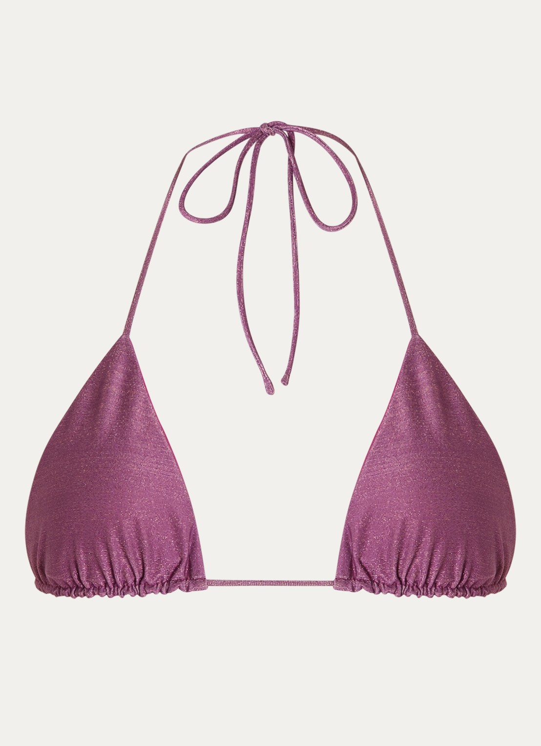Aya Label The Selene triangel bikinitop met uitneembare vulling - voorkant 4 violet