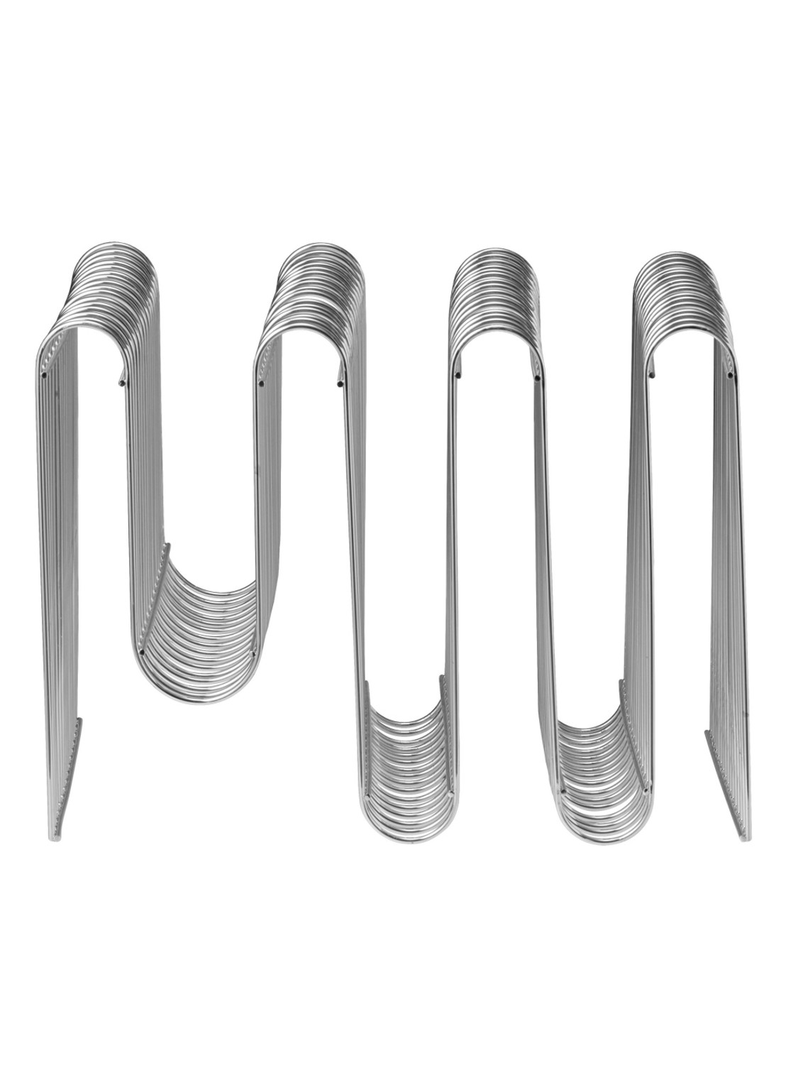 AYTM Curva tijdschriftenrek  - voorkant zilver