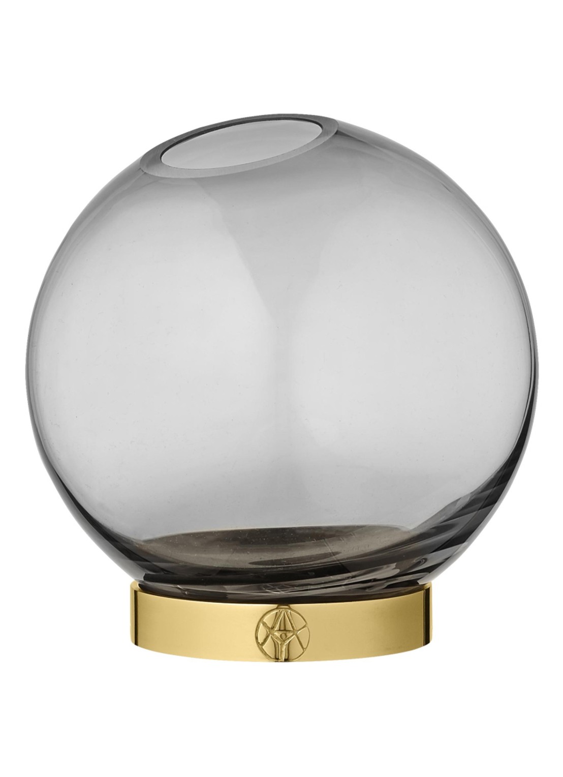 AYTM Globe vaas 10  - voorkant zwart