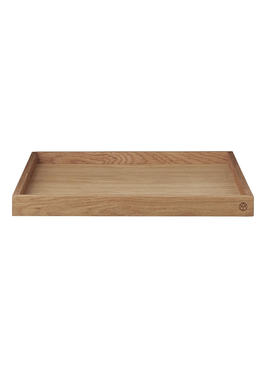 AYTM Wooden tray dienblad medium  - voorkant bruin