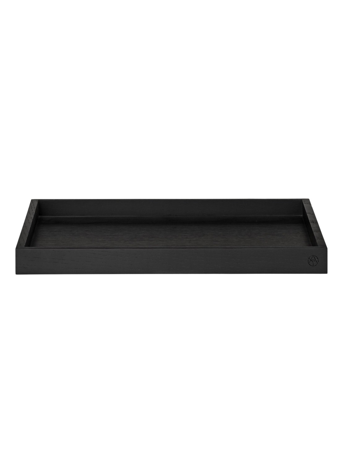 AYTM Wooden tray dienblad medium  - voorkant zwart
