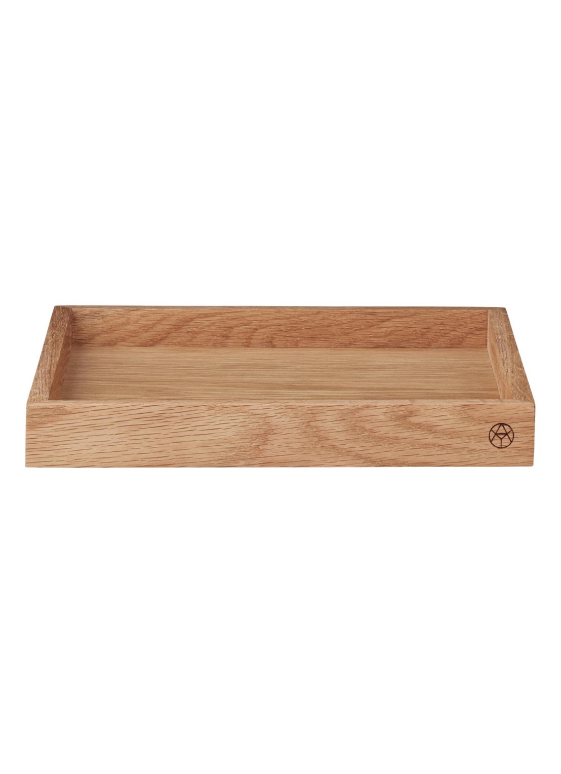 AYTM Wooden tray dienblad small  - voorkant bruin