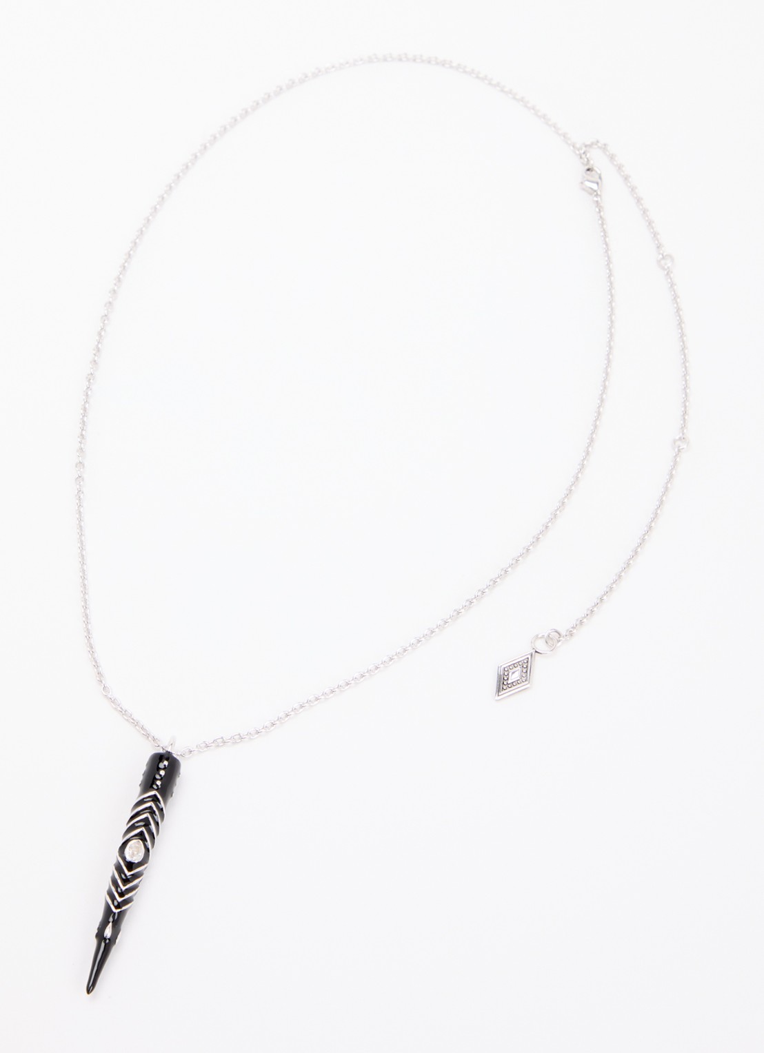 ba&sh Anna ketting - detail zilver