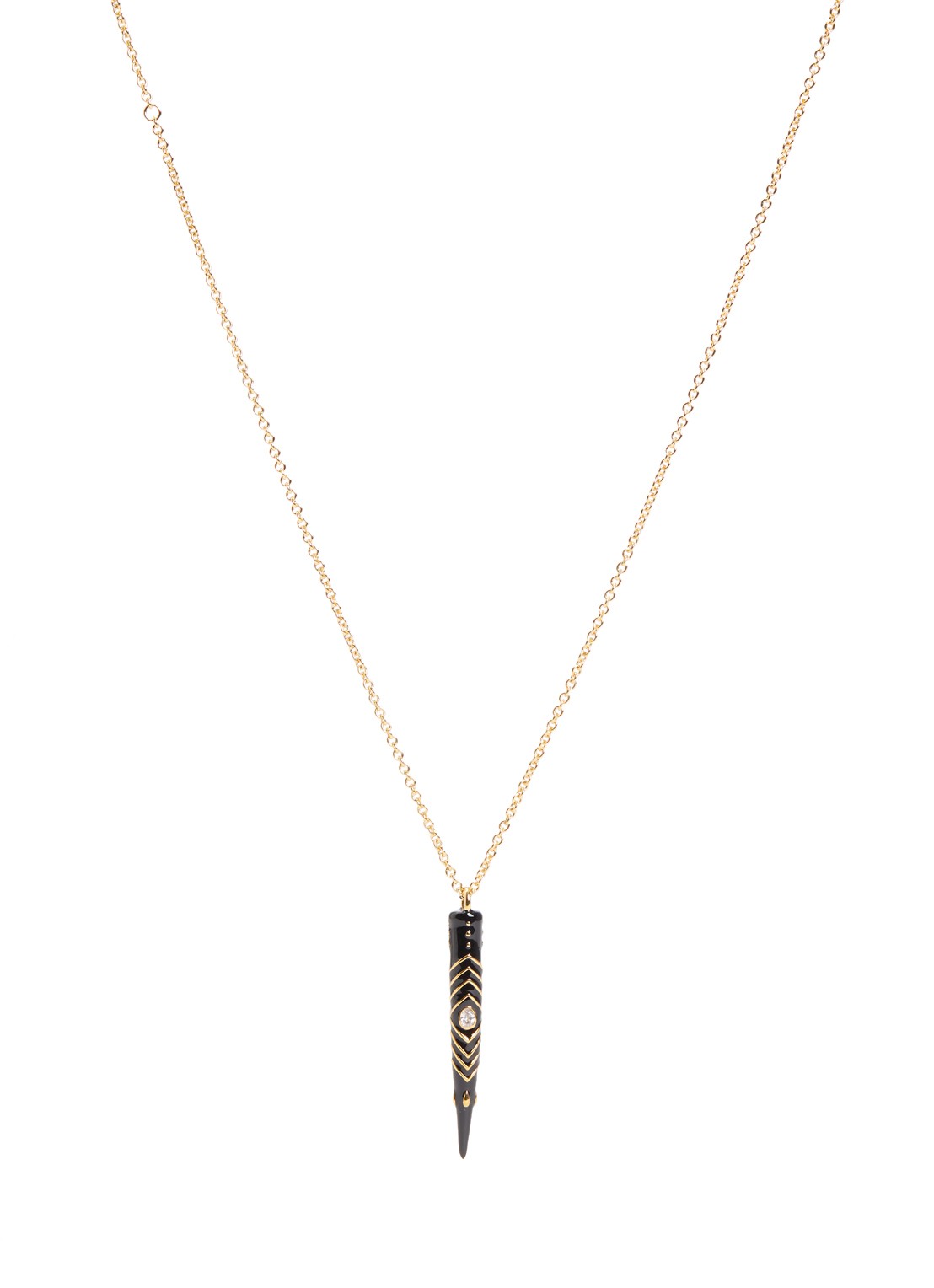 ba&sh Anna ketting - voorkant goud