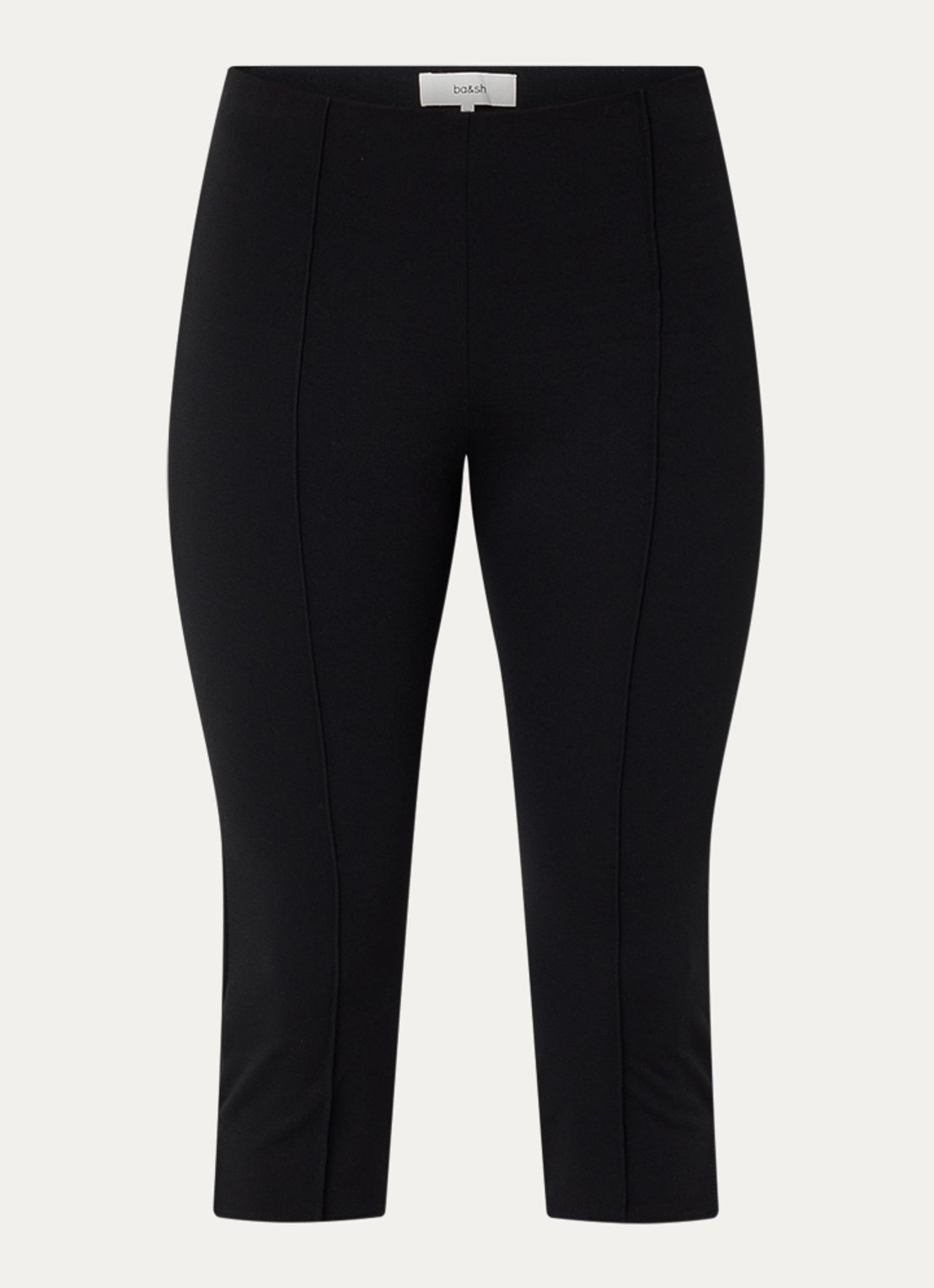 ba&sh Capria high waist legging met split - voorkant 2 zwart