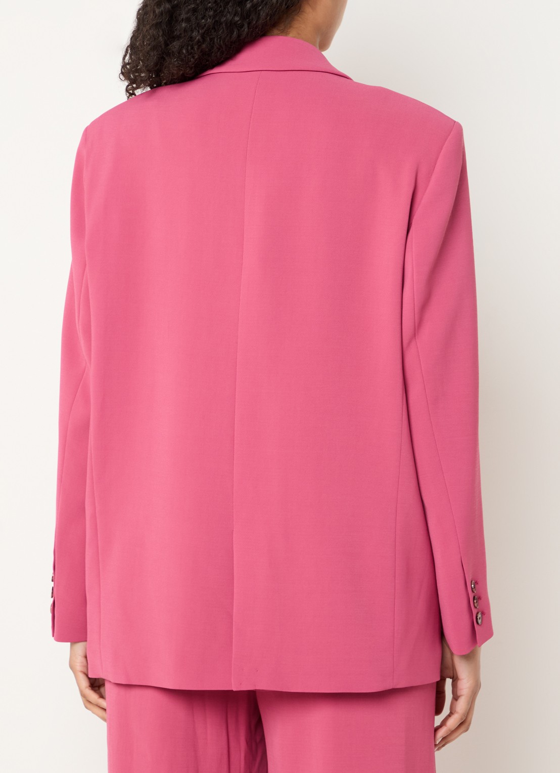 ba&sh Cetty blazer met klepzakken - achterkant 4 donkerroze