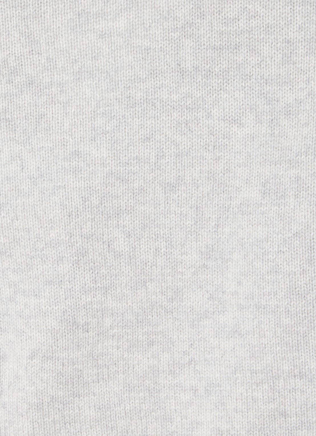 ba&sh Clapam fijngebreid vest van kasjmier - detail 4 lichtgrijs