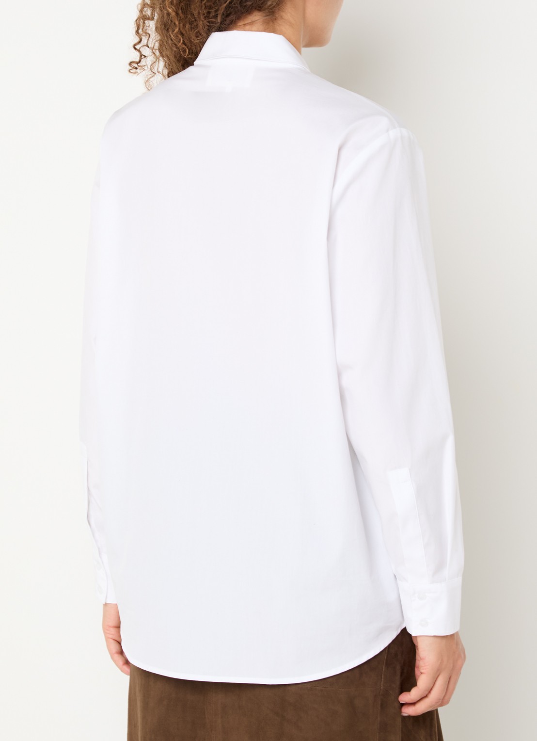 ba&sh Cola blouse met kraag - achterkant 2 wit