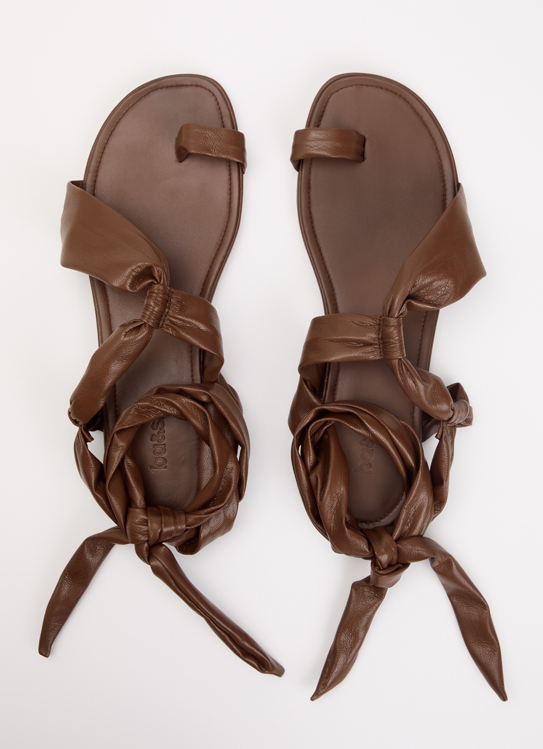 ba&sh Covilla sandaal - detail 4 chocoladebruin