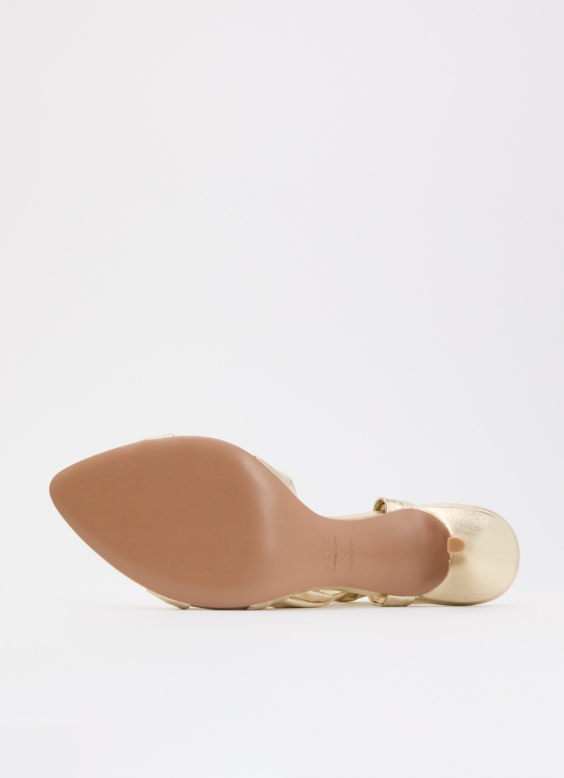 ba&sh Covilla sandalette - detail 5 goud