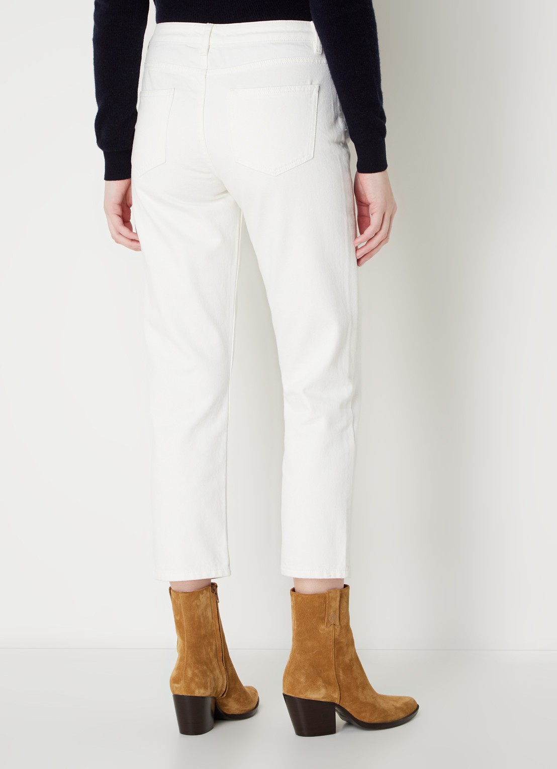 Ba&sh DEVON JEANS - achterkant 5 gebroken wit