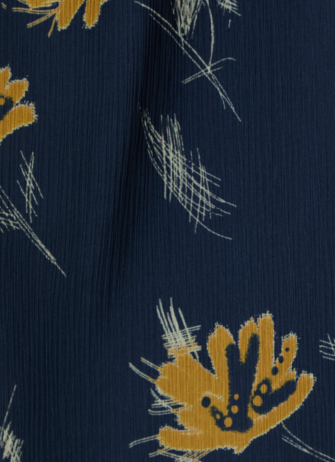 ba&sh Findy midi rok met bloemenprint - detail 5 petrol