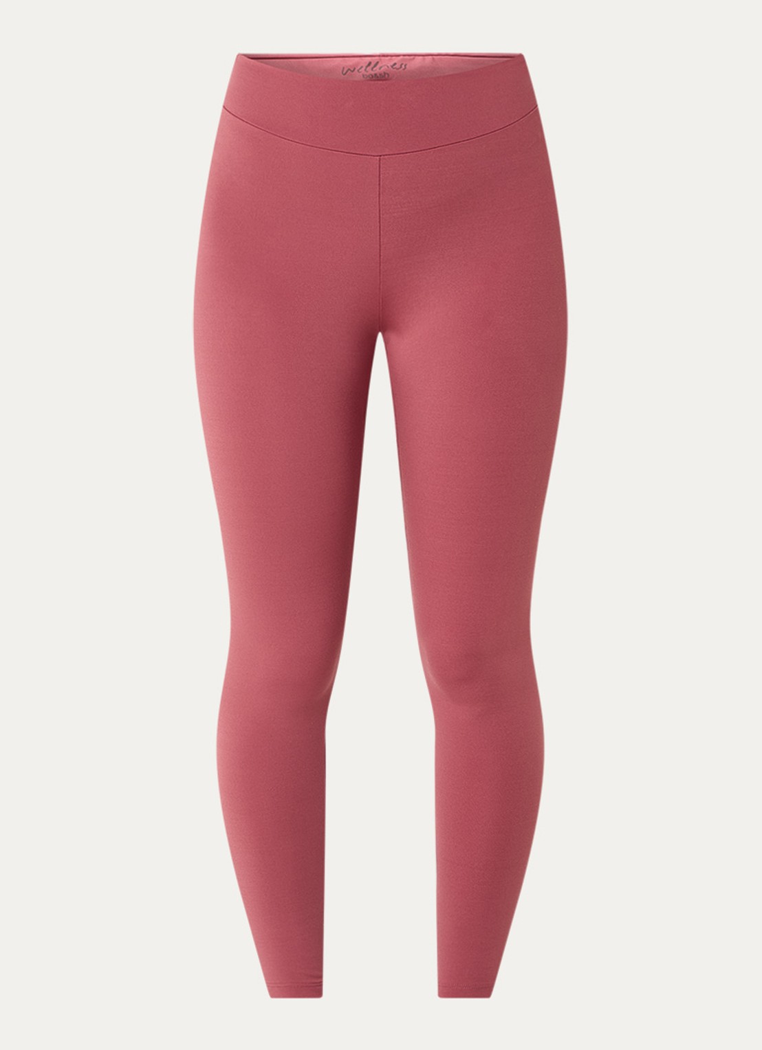 ba&sh Gabou high waist trainingslegging met logo - voorkant 4 cranberryrood