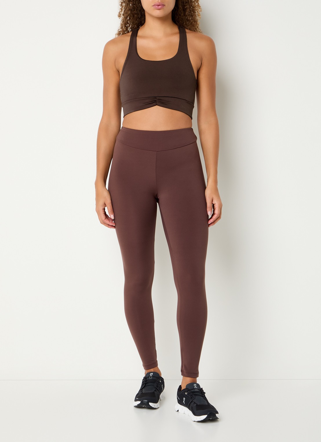 ba&sh Gisor sport bh met light support - voorkant 2 bruin