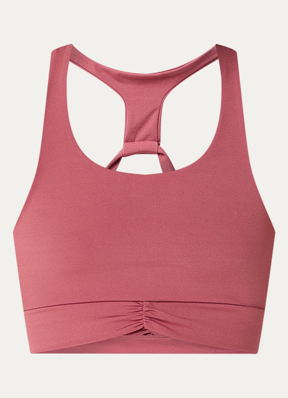 ba&sh Gisor sport bh met light support - voorkant kersenrood