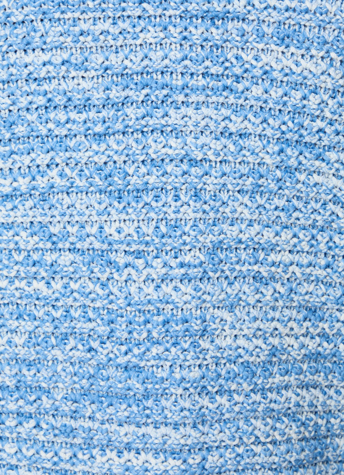 ba&sh Guspa grofgebreid vest met opgestikte zakken - detail 3 blauw
