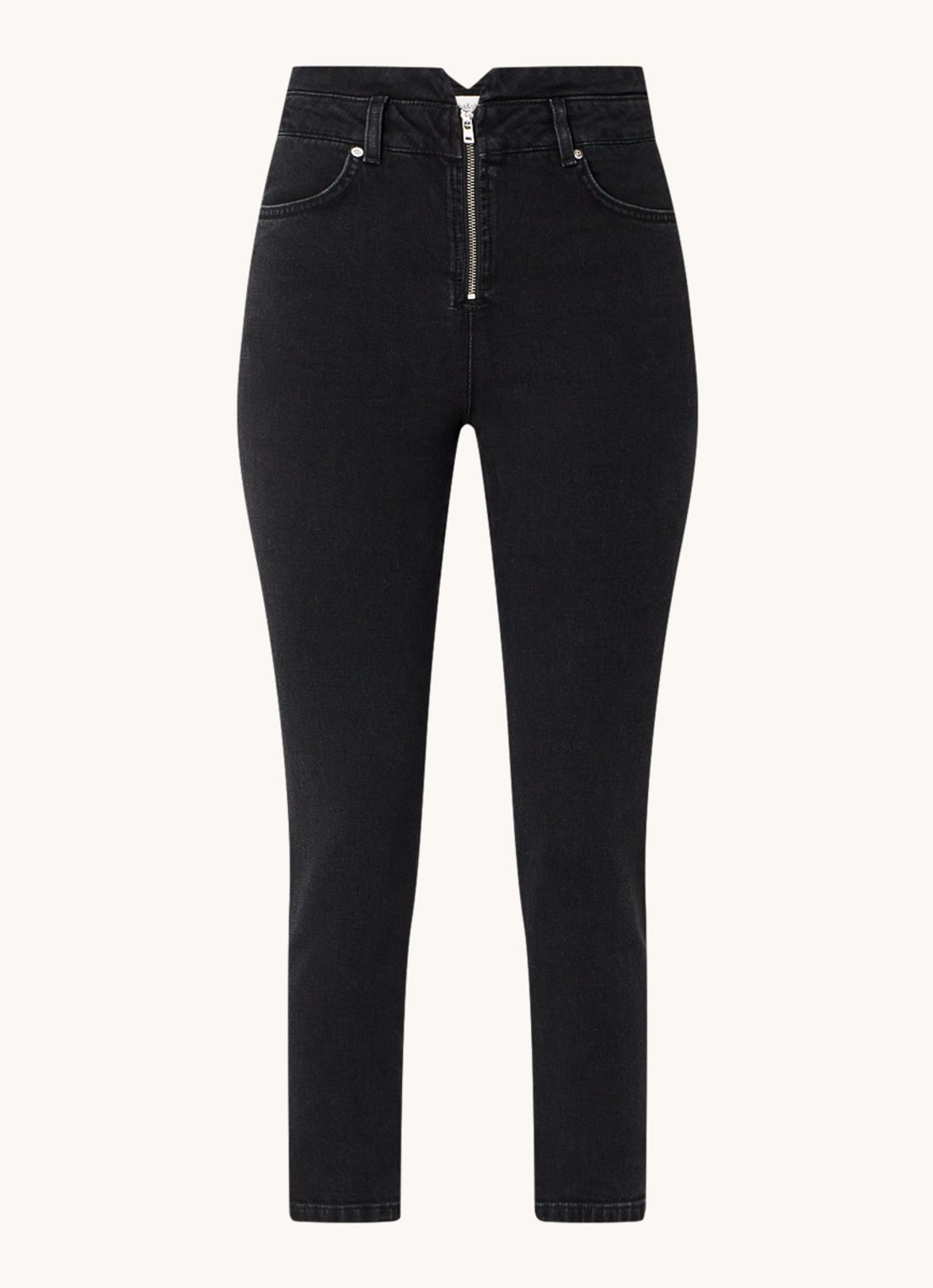 Ba&sh IAGO JEANS - voorkant 3 zwart
