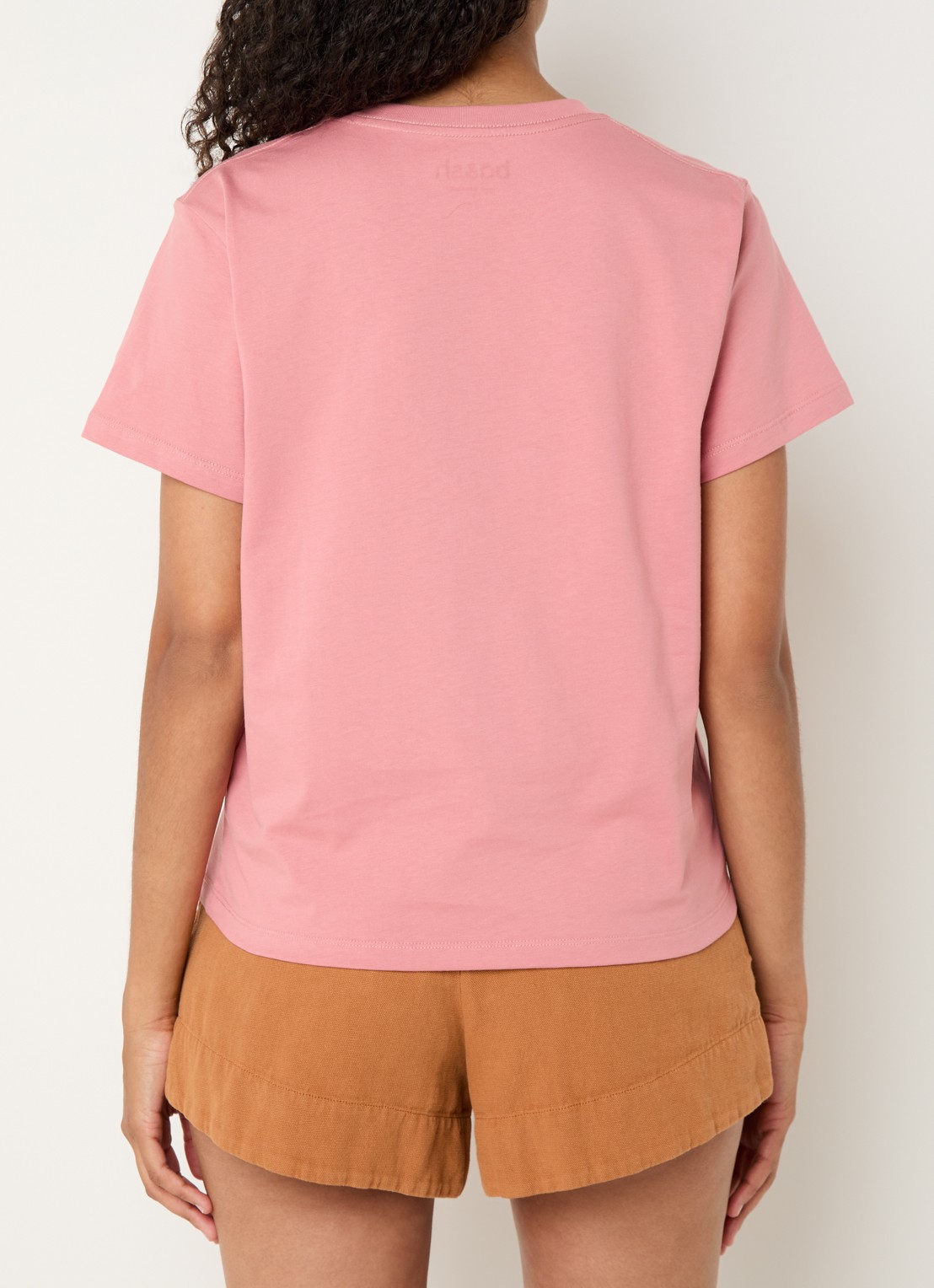 ba&sh Ioni T-shirt met logoprint - achterkant 4 roze