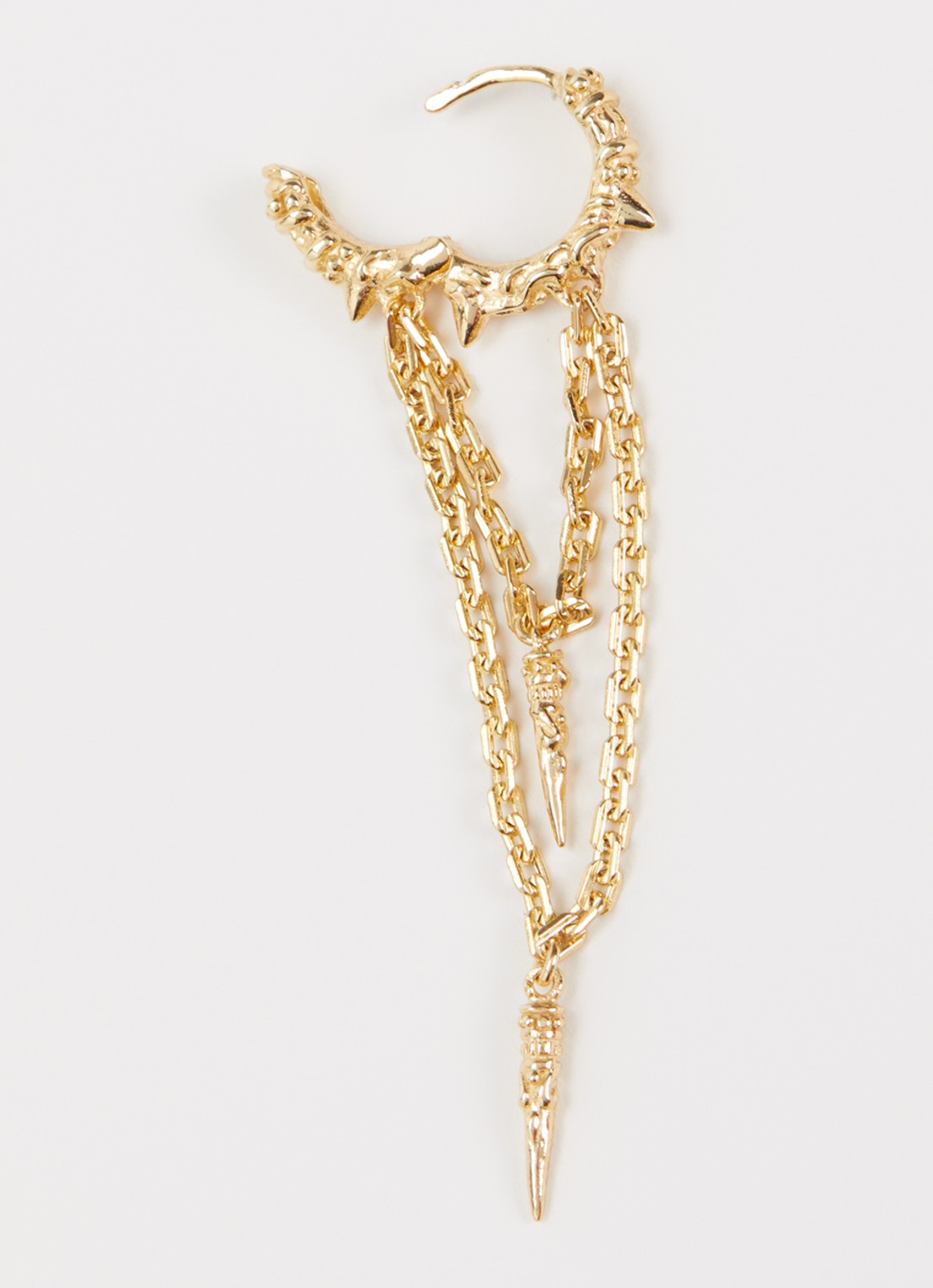 ba&sh Joey oorring met hanger - detail 3 goud