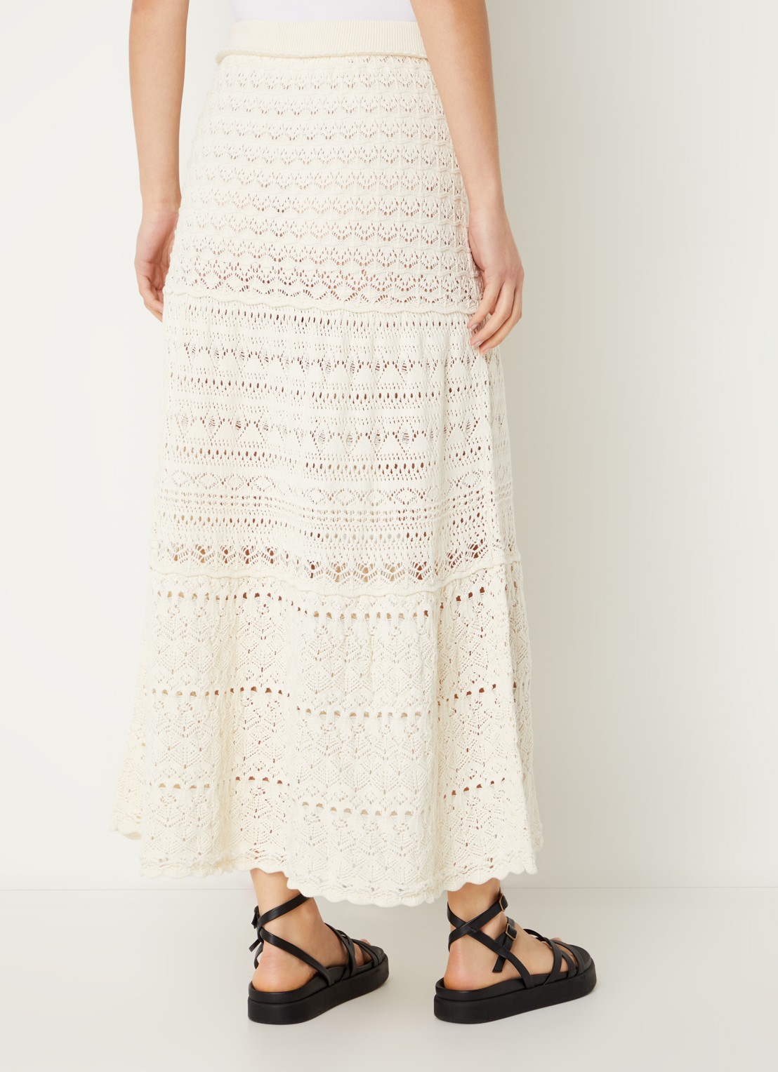 Ba&sh JOSH SKIRT - achterkant gebroken wit