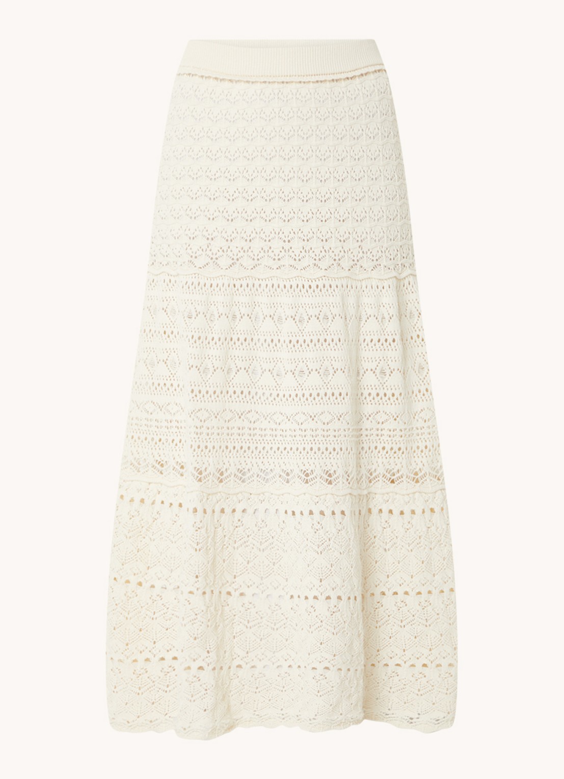 Ba&sh JOSH SKIRT - voorkant 2 gebroken wit