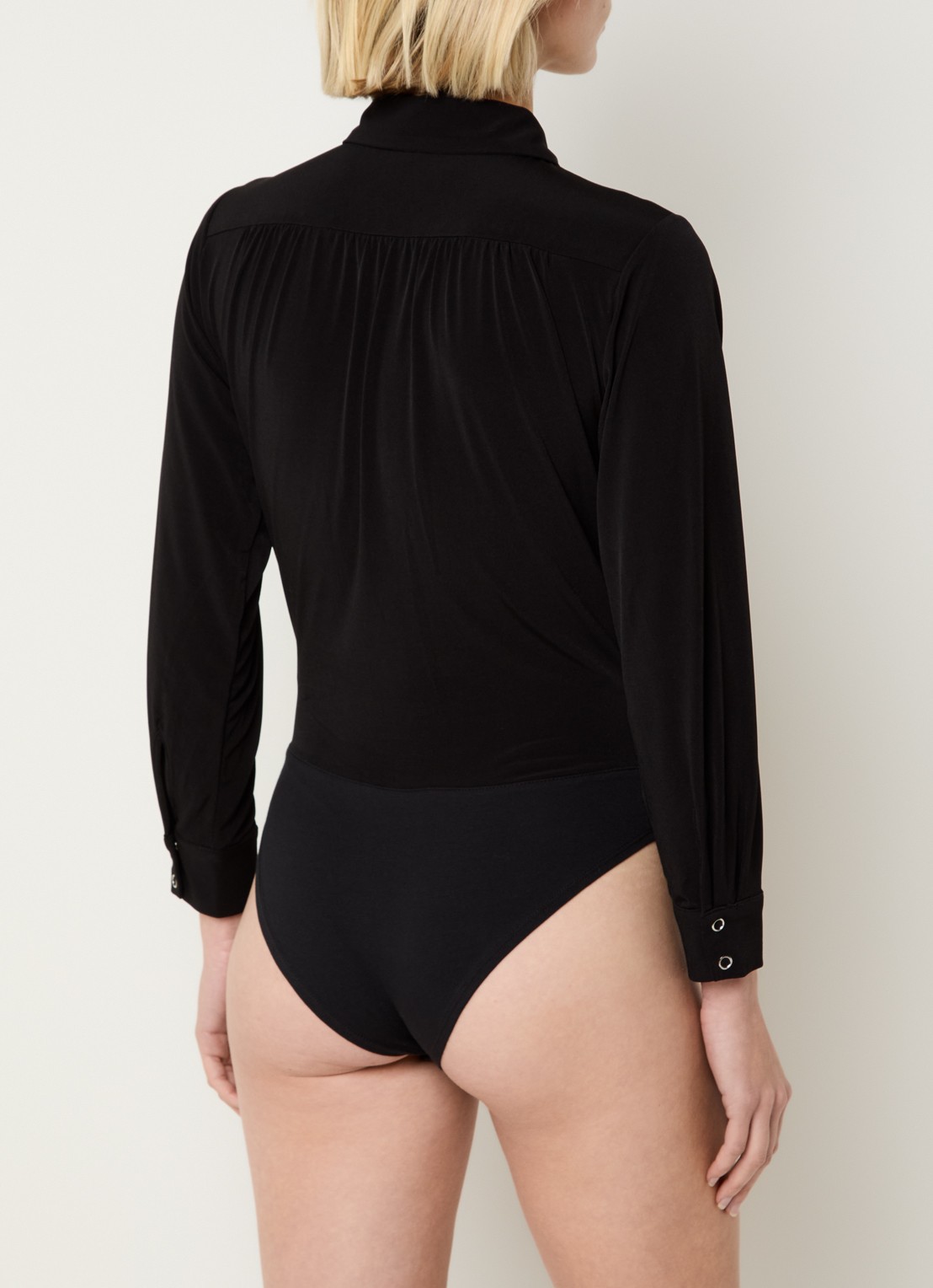 ba&sh Joster body met kraag - achterkant 2 zwart