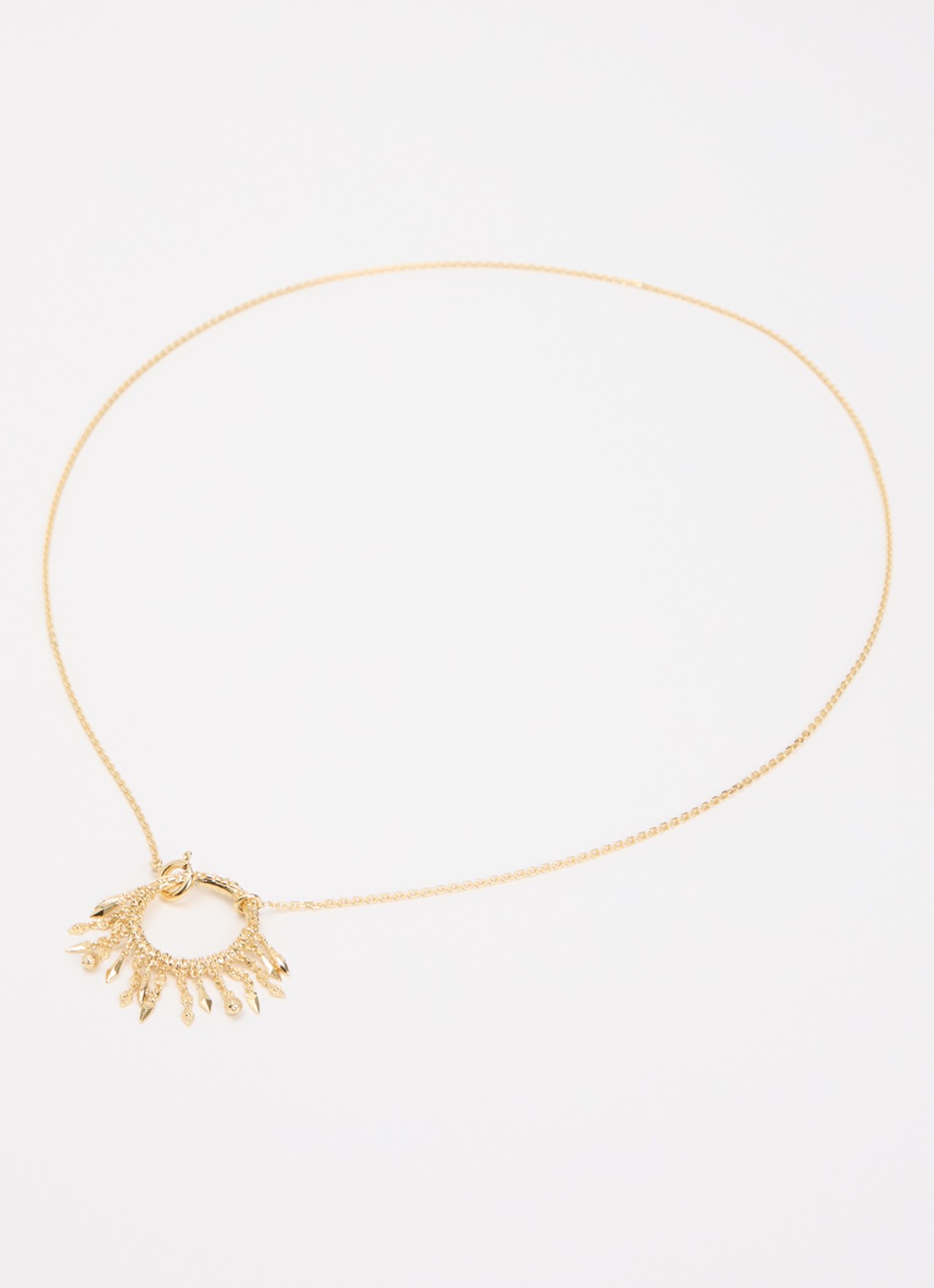 ba&sh Lina ketting van zilver - detail 3 goud